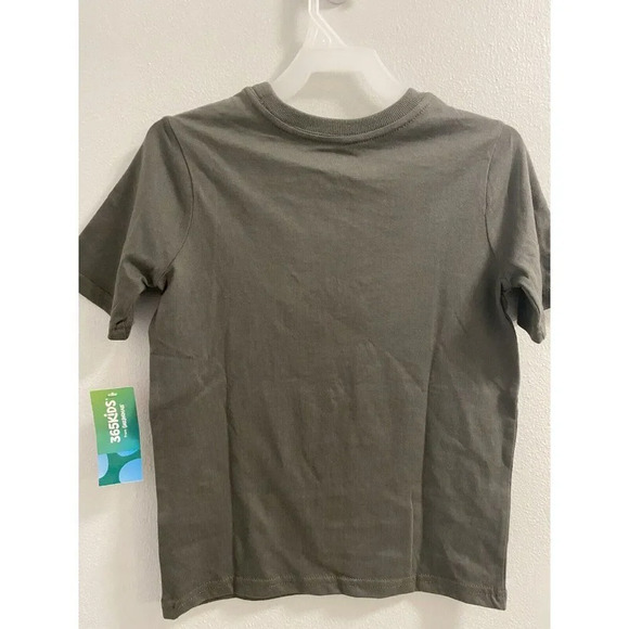 SKULL SKATEBOARD TEE SHIRT SIZE 7. COLOR IS A DARK OLIVE GRAYISH - Picture 3 of 6